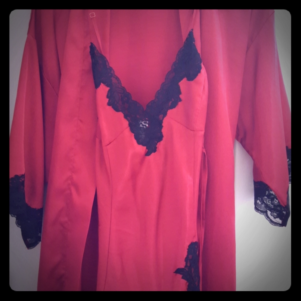 Frederick's of Hollywood Robe and Gown Set
